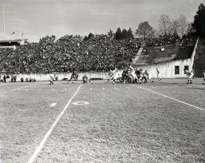 Notre Dame vs. Duke Football Game, December 2, 1961 (Duke University Archives)